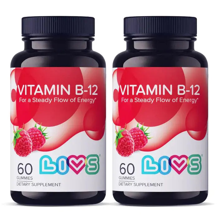 Livs Vitamin B-12 Raspberry Flavored 60 Gummies My Store