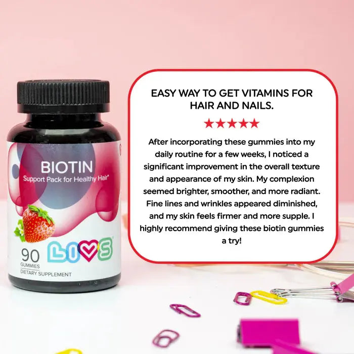 Likvs Biotin 10000 Mcg  90 Gummies My Store