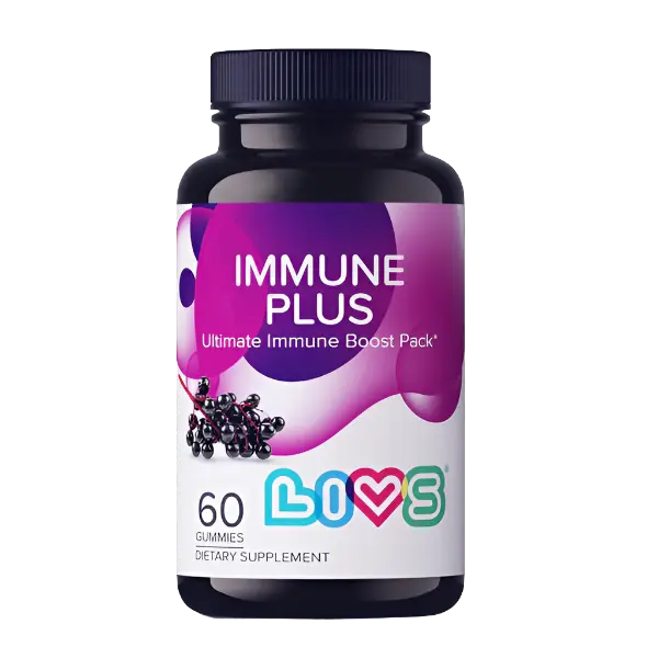 LIVS IMMUNE PLUS 6O ELDERBERRY GUMMIES My Store