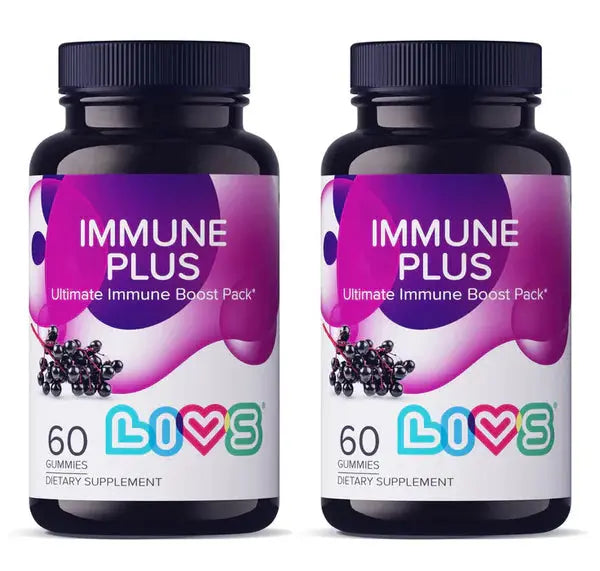 LIVS IMMUNE PLUS 6O ELDERBERRY GUMMIES My Store