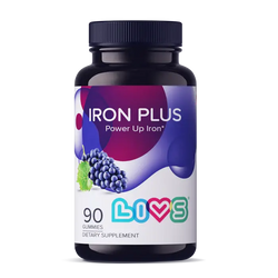 Livs Iron Plus Grape 90 Gummies My Store