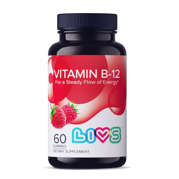 Livs Vitamin B-12 Raspberry Flavored 60 Gummies My Store